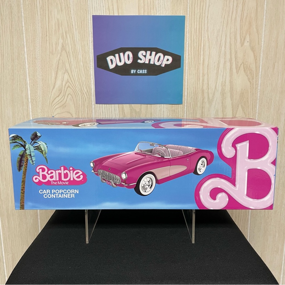 AMC Barbie Movie Pink Corvette Car Popcorn Bucket Container - NEW